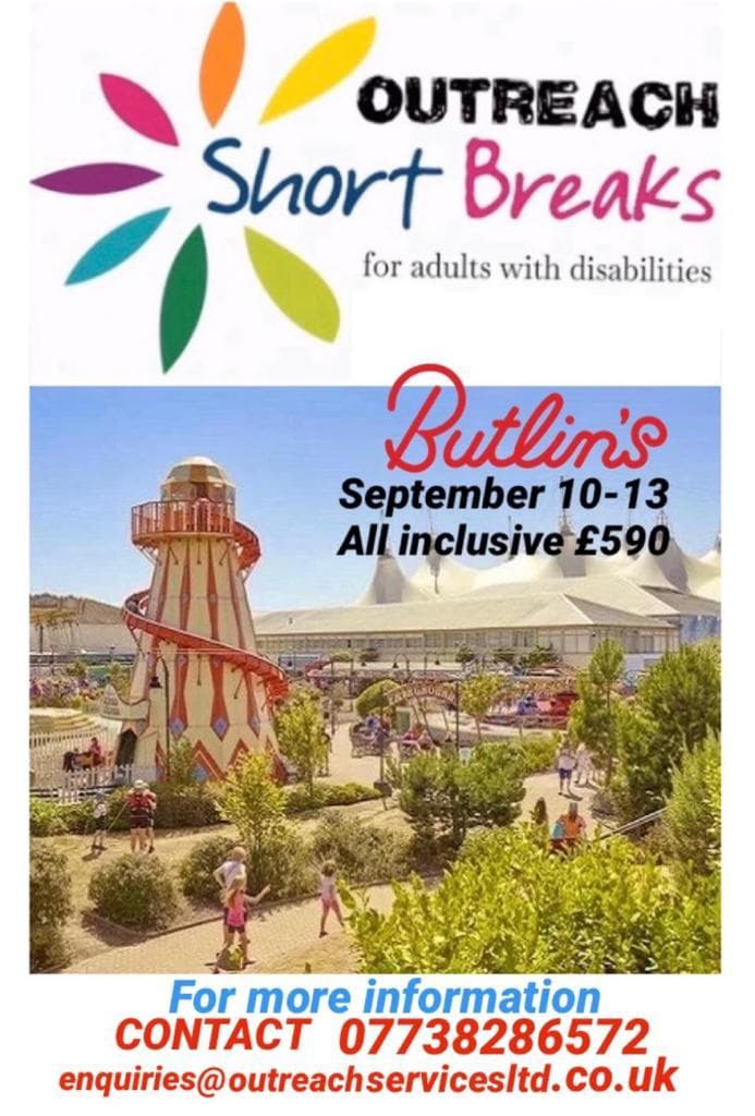 Butlins Short Break Flyer